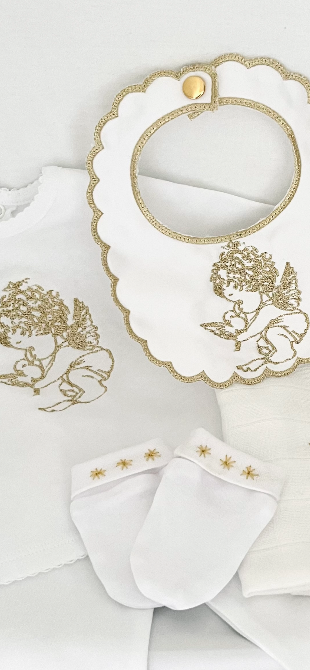 Golden Cherub Layette Set