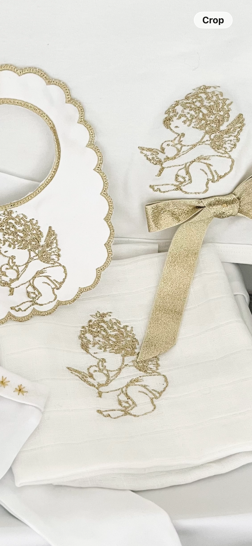Golden Cherub Layette Set