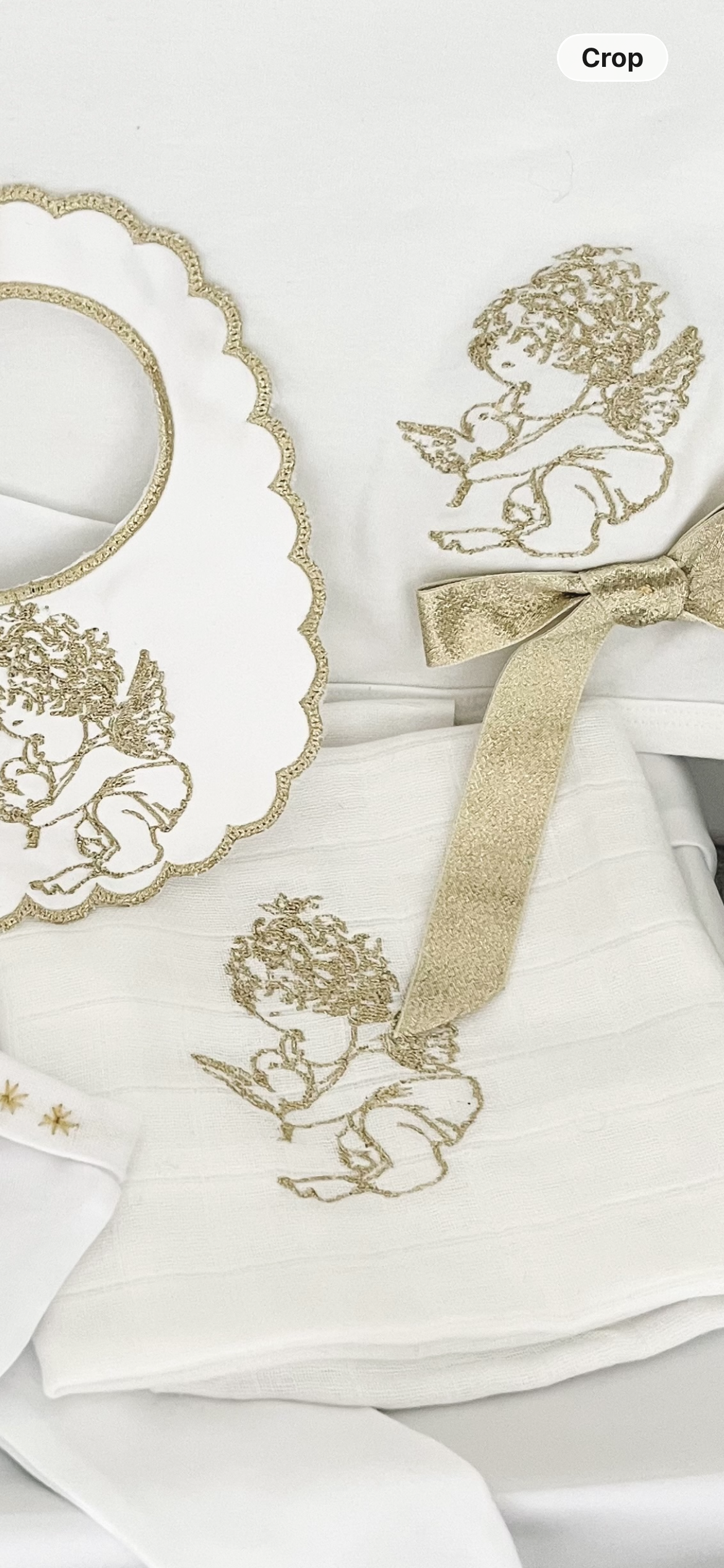 Golden Cherub Layette Set