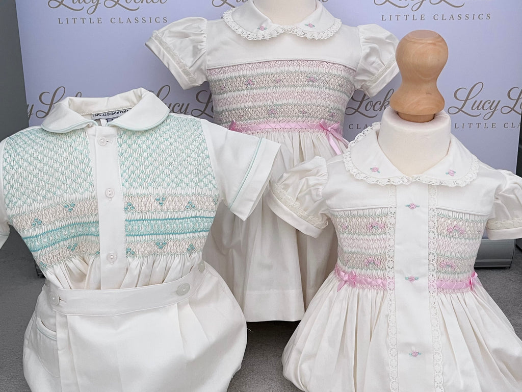 Cream & Mint Boys Suit