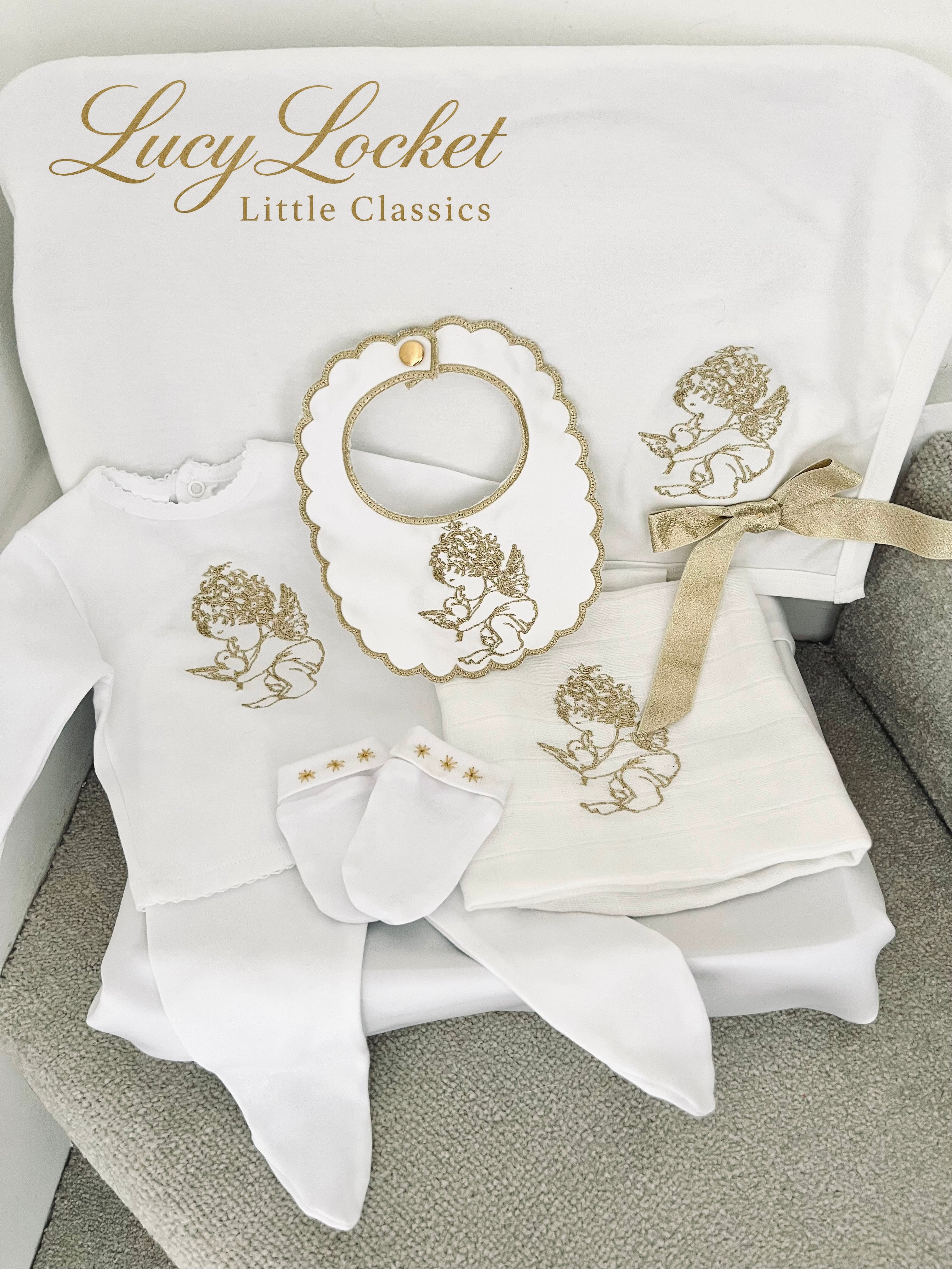 Golden Cherub Layette Set